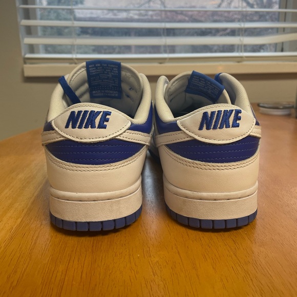 Nike Dunk Low / Racer Blue White - Picture 3 of 5